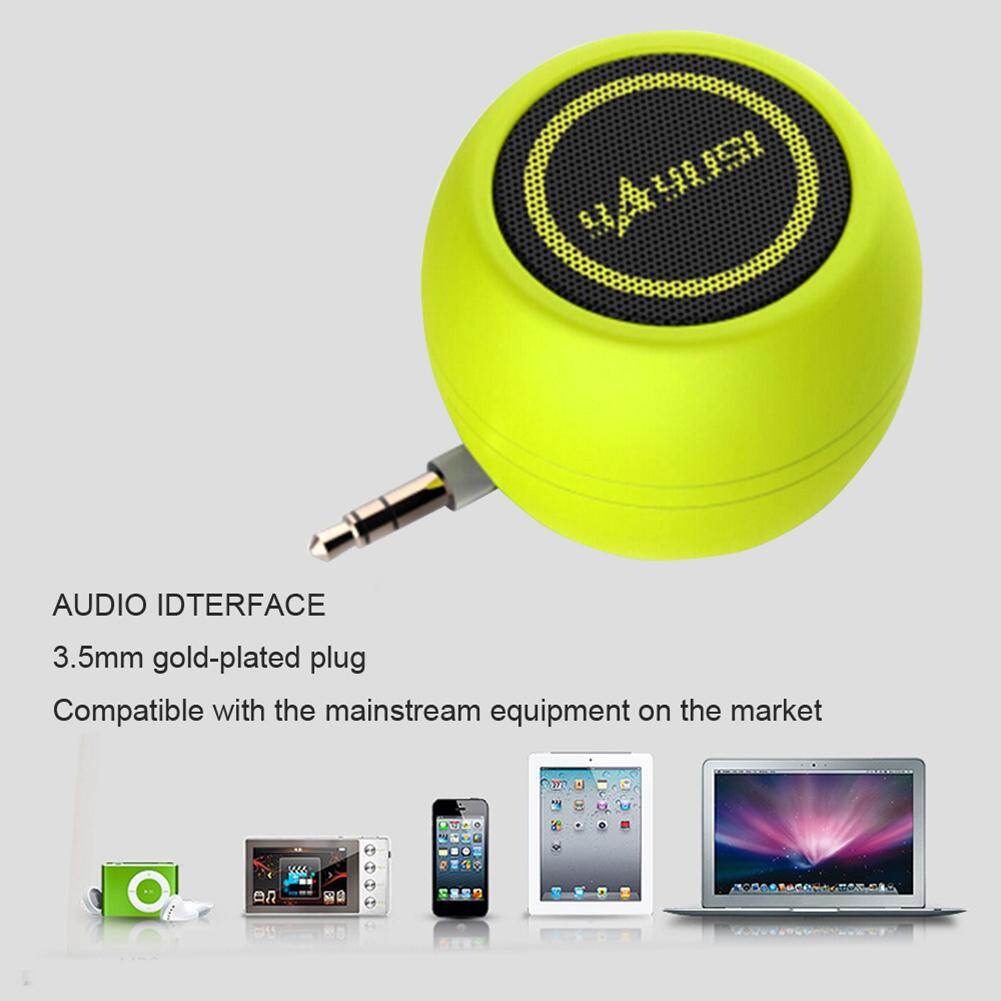 A5 Mini Speaker 3.5mm Jack AUX Stereo Music Audio Player for Phone Notebook