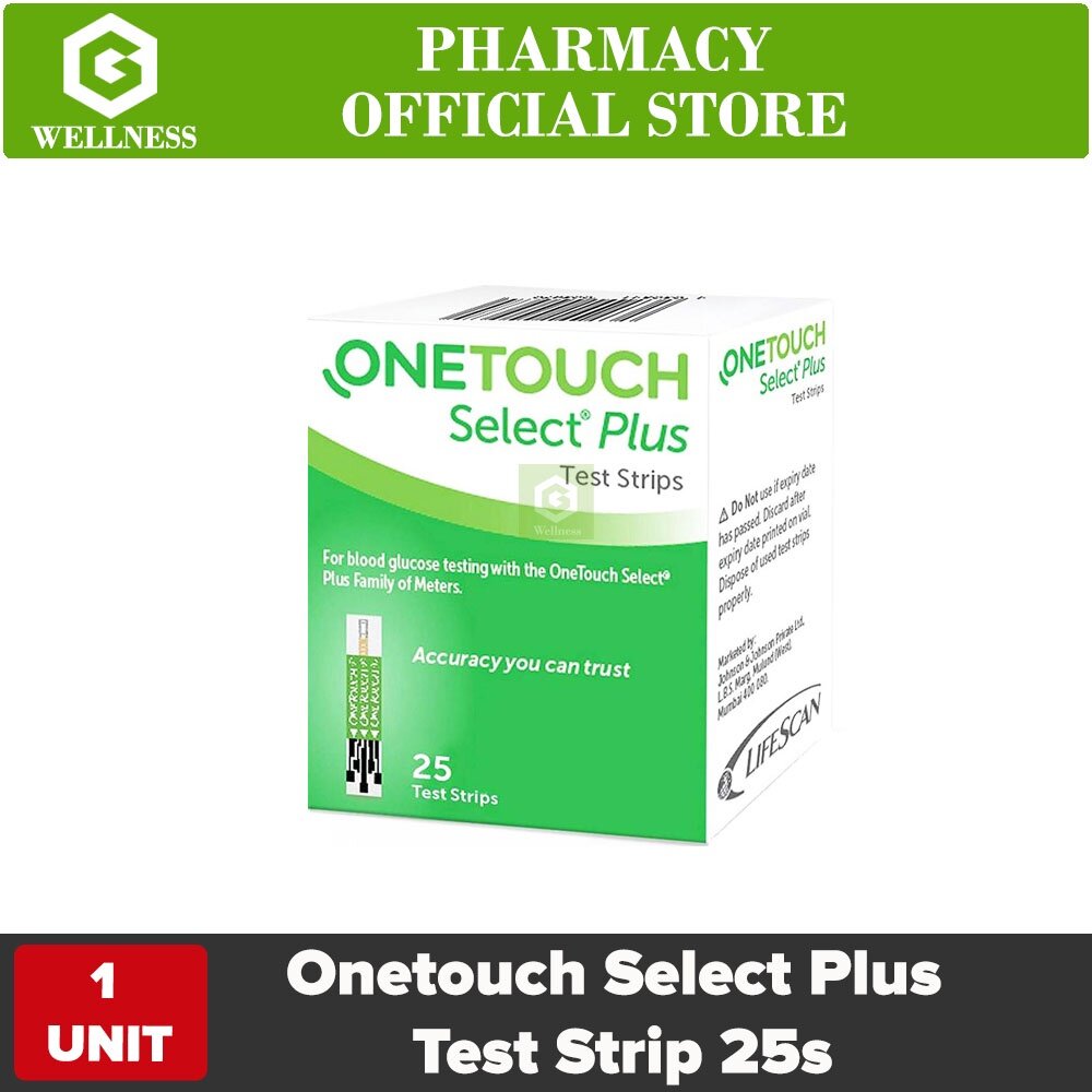 One Touch Test Strip Select Plus / Delica Lancet Lazada