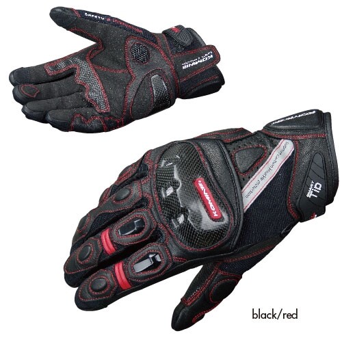 huiyisunny Komine GK-160 Carbon Protect Mesh GK 160 Glove Motorcycle Downhill Bike Off Road Leather Gloves