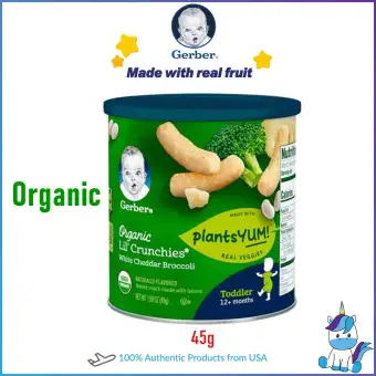 gerber lil crunchies organic