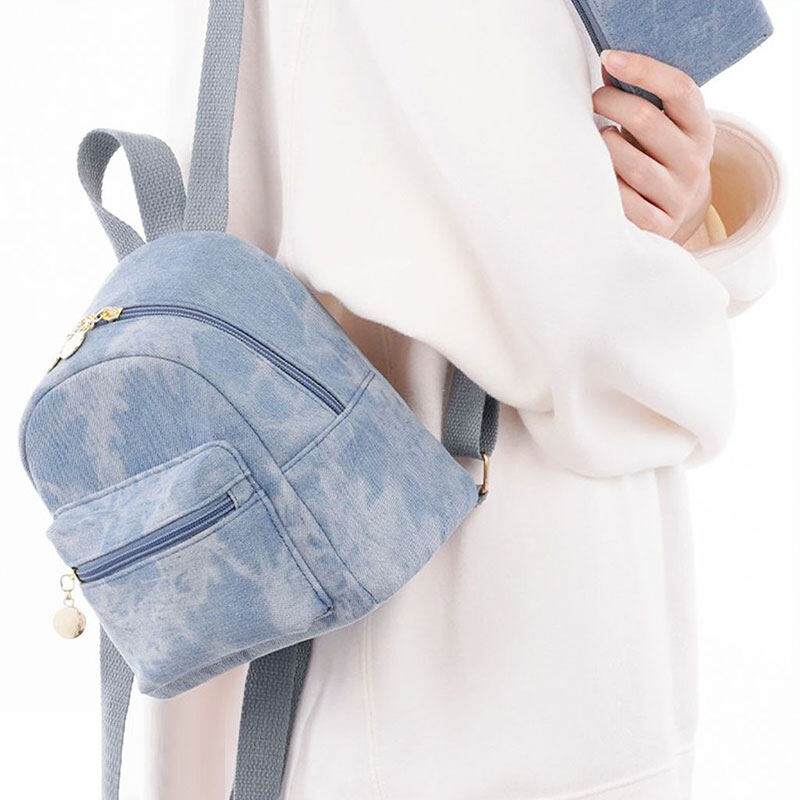 NALLCHEER Backpack denim fashion backpack women's backpack
