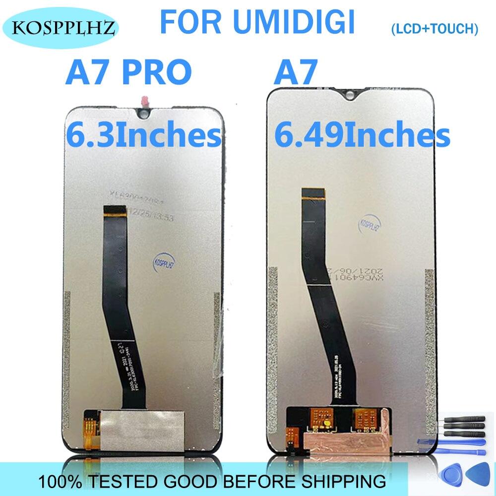 Original For Umidigi A7 PRO LCD Display + Touch Screen Digitizer Assembly Replacement For A7PRO 6.3'' 10 A5 PRO A9 PRO
