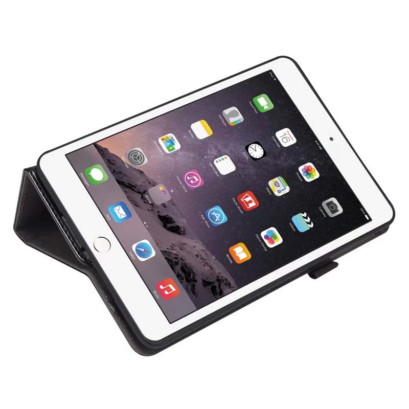 Ốp Da PU Cho iPad Mini 1 2 3 4 5 6 Ốp Chống Rơi Ốp Bảo Vệ IPadMini Mini6 Giá Đỡ Đứng Có Khe Cắm Thẻ