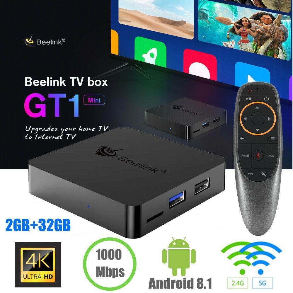 Beelink GT1 MINI 4K TV Box Voice Remote Amlogic S905X2 Android 8.1 2+32GB BT4.0
