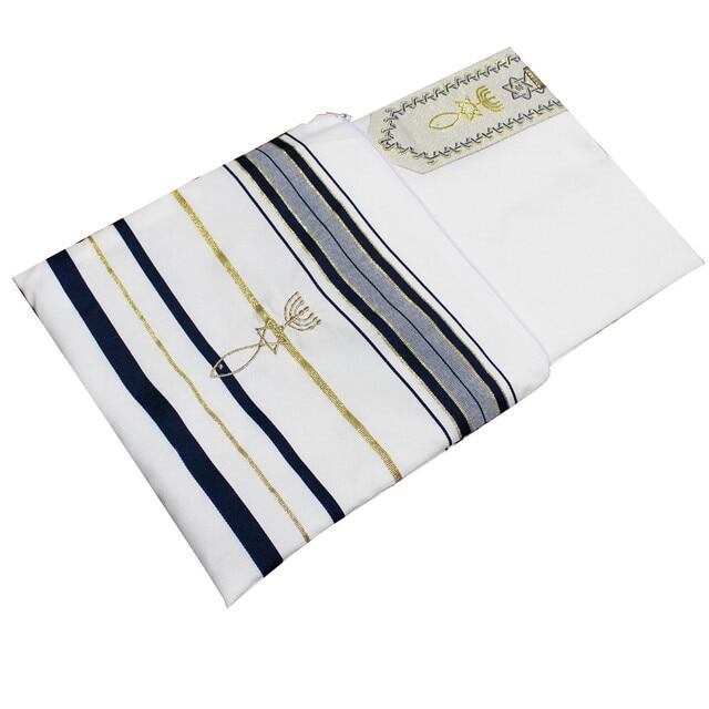 FY8IP Prayer Shawl Colorful Talis Bag Jewish Scarf Women Men
