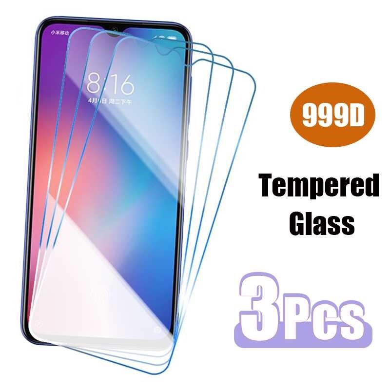 3Pcs Anti-Scratch Protective Tempered Glass For Xiaomi Redmi Note 8 Pro 8T Screen Protector