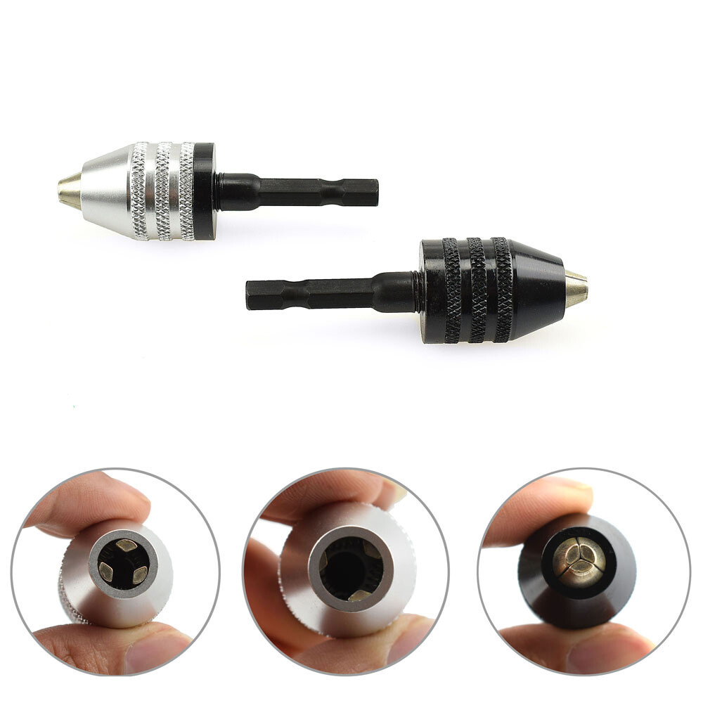 Electric drill adapter keyless drill chuck hexagonal handle electric motorcycle chuck accessories