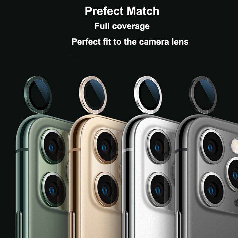 1 bộ/2 trong 1 bảo vệ máy ảnh cho iPhone 13 14 15 Pro Max 11 Pro Max 12 Pro Max 12 kính cường lực nhỏ kim loại khung bảo vệ chống trầy xước ống kính bảo vệ Bìa vòng bảo vệ ống kính máy ảnh của điện thoại