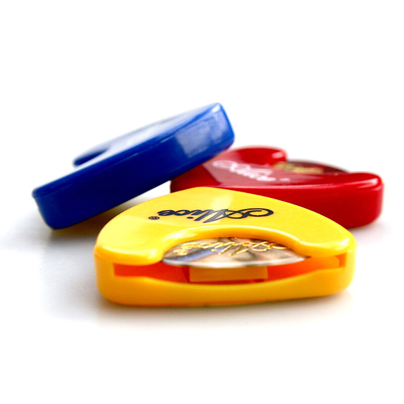 [Civilian] Guitar Pick Holder Plastic Plectrum Case Mediator Storage Self Adhesive