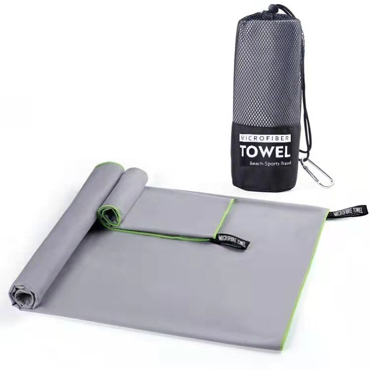 50x120cm/76x152cm Thickened microfiber towels sports fast-drying absorbent camping towels ultra-soft portable gym swimming yoga beach towels