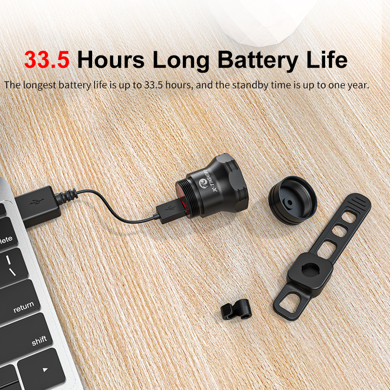 X-hổ đèn đuôi xe đạp Type-C sạc nhanh IPX6 Đèn Led Xe đạp không thấm nước có thể sạc lại xe đạp đèn đuôi đèn đuôi xe đạp phụ kiện đèn