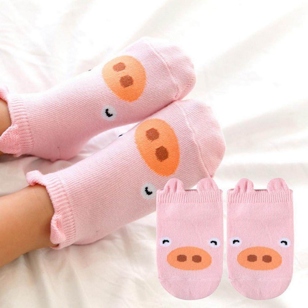 Baby Infant Socks Newborn Cotton Boys Girls Cute Cartoon Toddler Anti-slip Socks