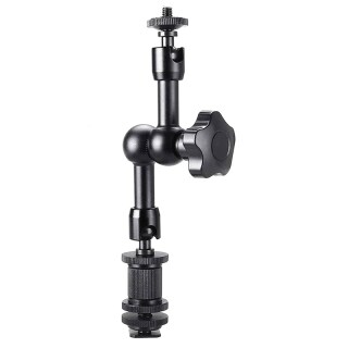 7inch magic arm, with hot shoe mount 1 4inch tripod screw for dslr camera rig lcd dv monitor led lights 2