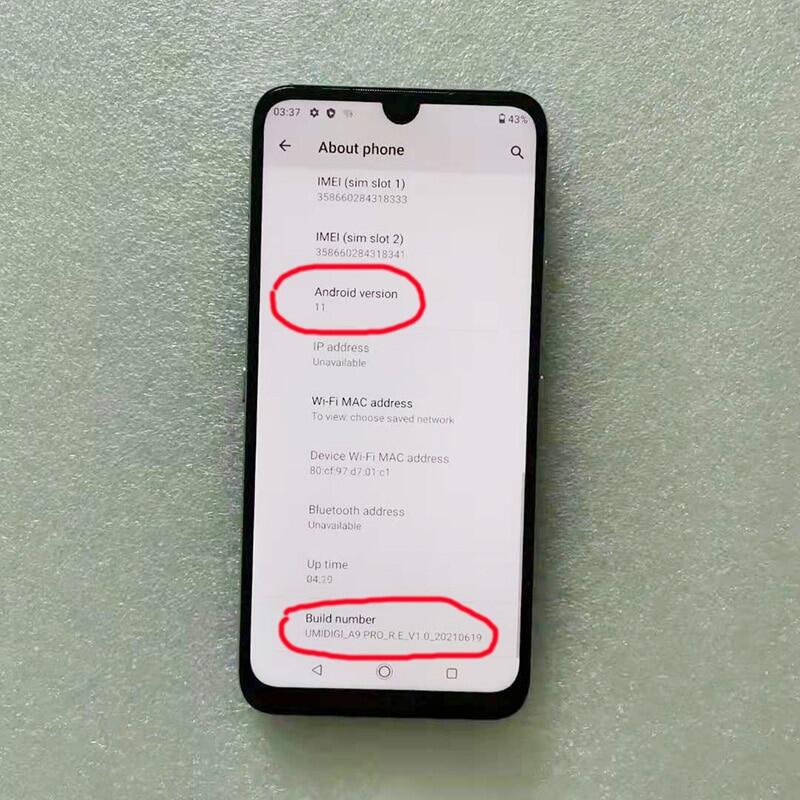 Tấm Kính Màn Hình Cảm Ứng LCD UMIDIGI A9 Pro Chính Hãng Đã Thử Nghiệm 100% Cho Màn Hình + Dụng Cụ UMIDIGI A9PRO A9 Pro