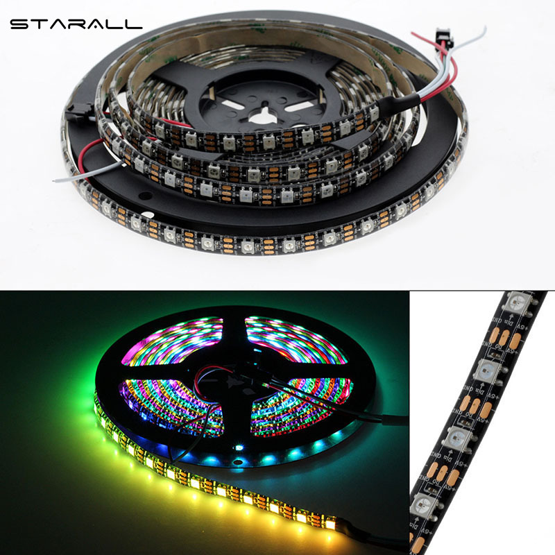 StarALL Đèn LED Đầy Màu Sắc Led Pixel Dải Đèn WS2812B DC5V Tự Làm PCB Không Thấm Nước