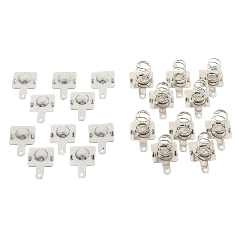 Ministar 10pair Replacement Metal Batteries Spring Contact Plate For AA AAA Batteries