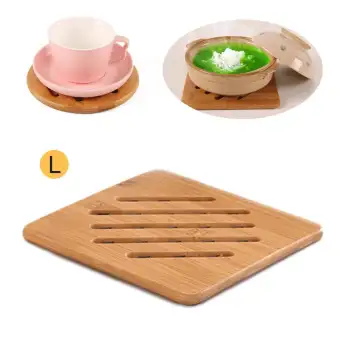 Good Breeze Bamboo Trivets For Hot Pans Wooden Placemats Heat