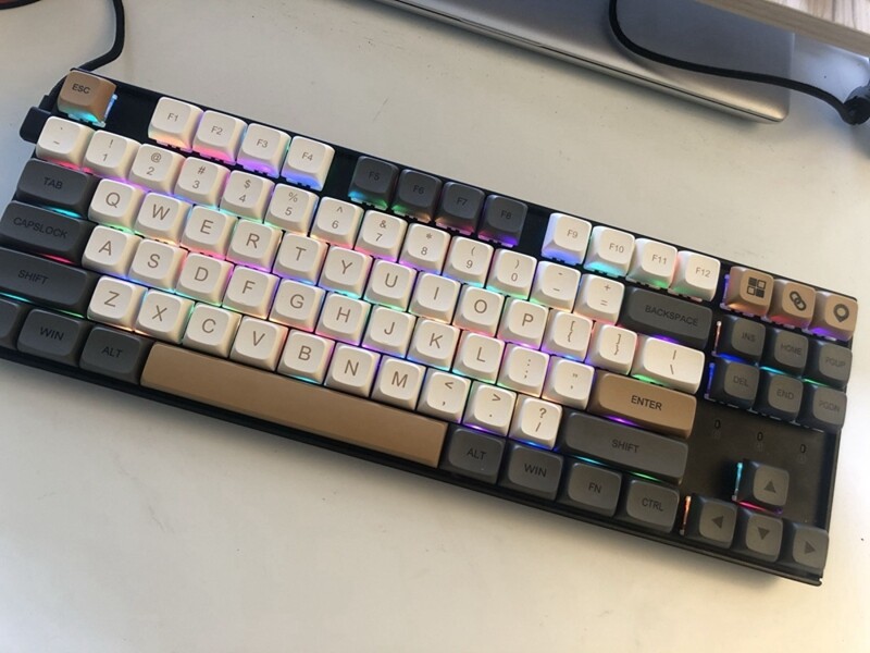 [Keycap Only] 125 phím lấp lánh Nắp chìa khóa PBT thăng hoa xda cho công tắc Cherry MX Bàn Phím Cơ tùy chỉnh Tự làm RK ciy VGN IKBC Aula/RK Royal Kludge/Logitech/goojodoq
