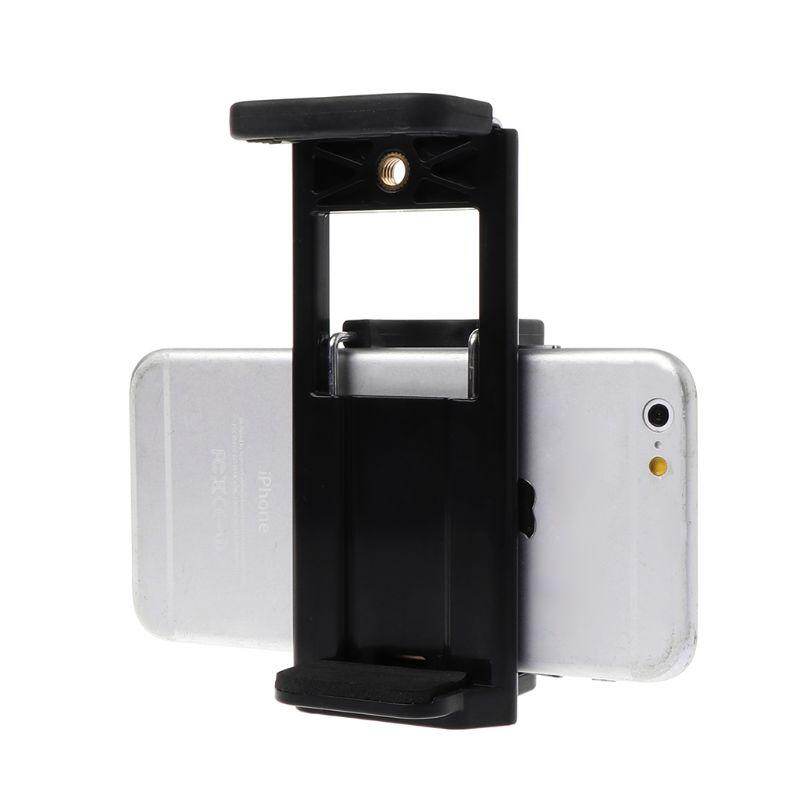 Tripod Mount Clamp 1/4'' Thread Stand Tablet Phone Holder Bracket Adjustable Extendable Adapter for Apple iPhone iPad Samsung Huawei Xiaomi