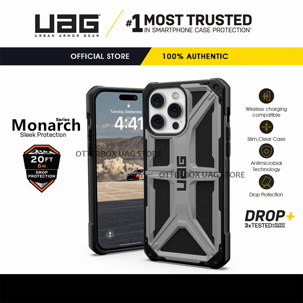 Ốp lưng uag monarch cho iphone 14 pro max / 14 pro / 14 / 14 plus / 13 12 pro max / 13 12 pro / 13 12 / 11 pro max / 11 pro / 11 / xs max / xr / xs / x / 8 7 plus