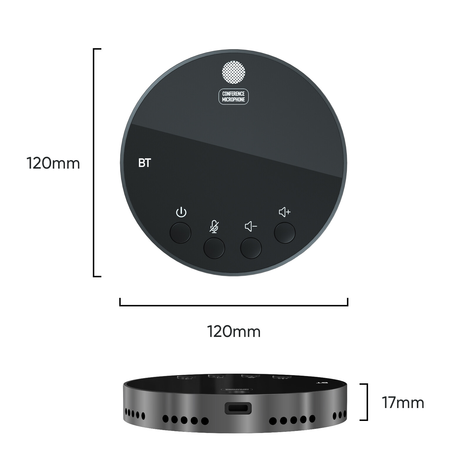 Aibecy Loa Hội Nghị USB Để Bàn Micrô BT Micrô Máy Tính PC Cắm Và Chạy Điện Dung Đa Hướng 360 ° Có Chức Năng Loa Tắt Tiếng/Âm Lượng Tương Thích Với Windows Mac Cho Máy Tính Xách Tay Máy Tính Xách Tay Ghi Âm Hội Nghị Video Trò Chuyện Trò Chơi Trực Tuyến Lớp