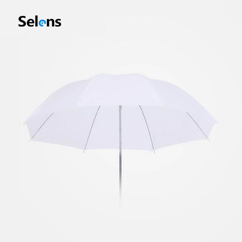 Selens 84cm 33" White Umbrella Photo lighting Camera Flash Speedlite softbox Translucent for photographic Fotografie Accessoires