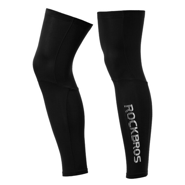 ROCKBROS Cycling Bike Leg Tights UV Sunscreen Bicycle Fitness Leg Leggings Breathable Sports Safety Knee Protector