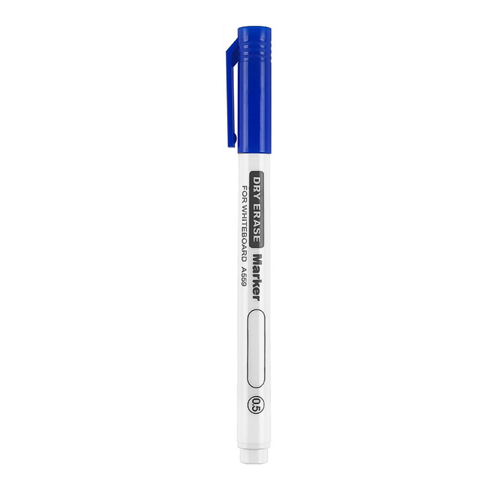 3-Color Erasable Whiteboard Pen Ultra-Thin 0.5/0.7/1.0mm Waterproof Quick-Drying Pen Drawing Office Examination Waterproof Marker Pen