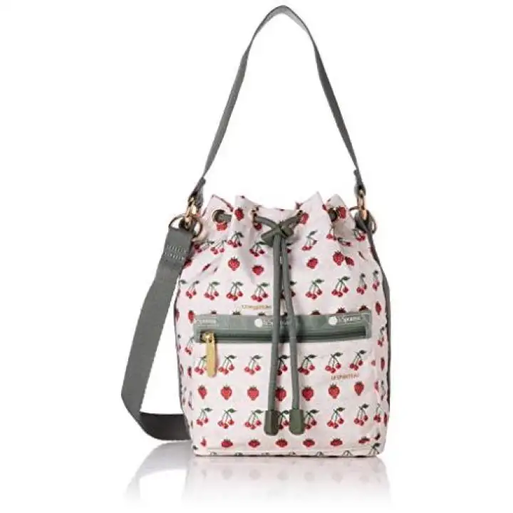 Lesportsac Official Shoulder Bag Japan Limited Aria Crossbody 3397 Fruit Stitch Natural Lazada Singapore