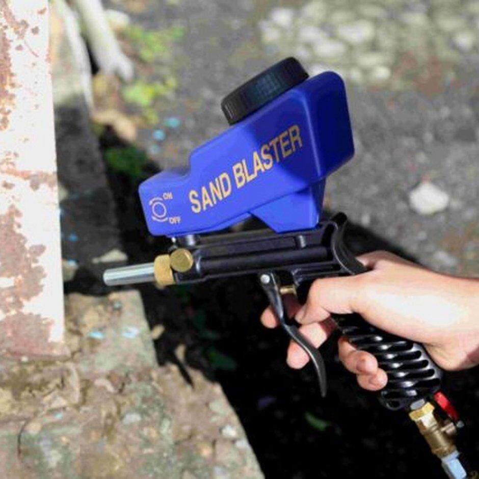 ELEC Không Cát Blaster Nổ Sandblaster Phun Cát Có Đầu Vòi Bộ