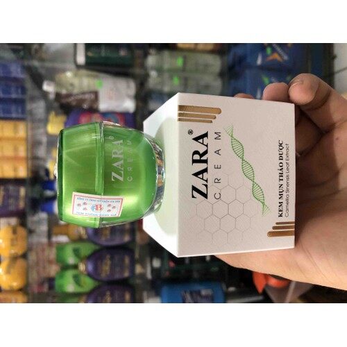 Kem mụn thảo dược zara.