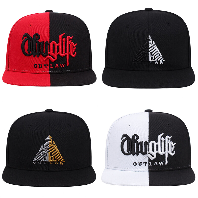 Mũ Lưỡi Trai Topi Lelaki 2PAC Mũ Bóng Chày Nam Nữ, Mũ Lưỡi Trai Phong Cách Hip Hop Trẻ Trung Mũ Trơn Mũ Thêu, Mũ Snapback