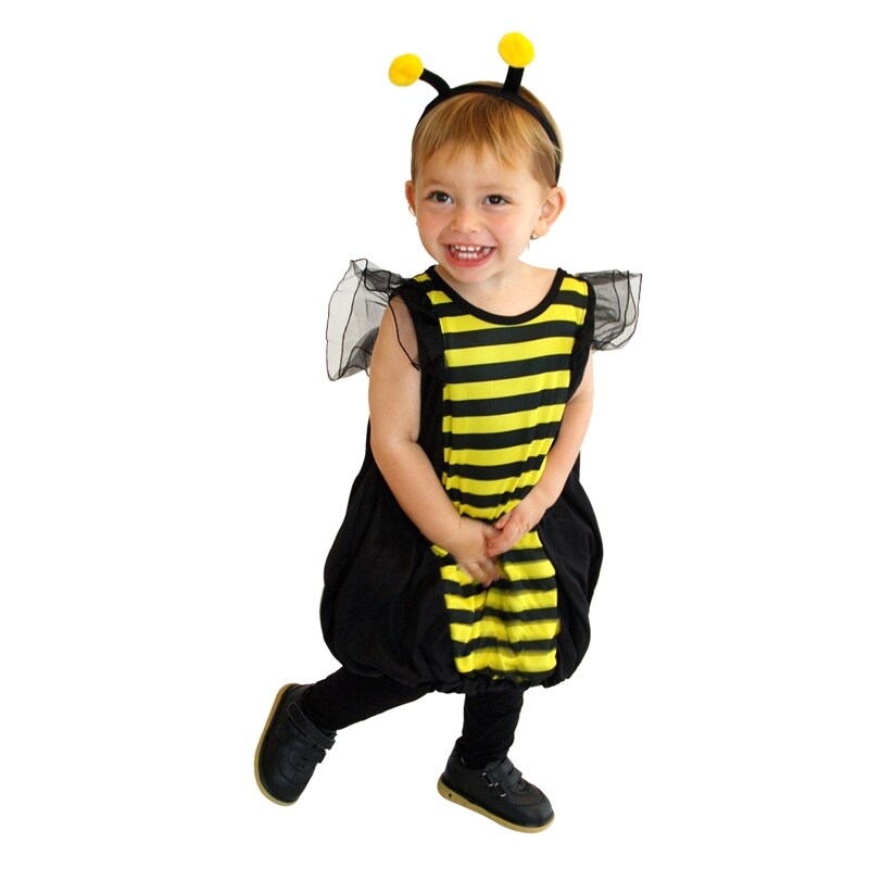 Kids Toddler Infant Lovely Insect Bumble Honey Bee Costume for Baby Girls Boys Halloween Purim New Year Carnival Party Costumes