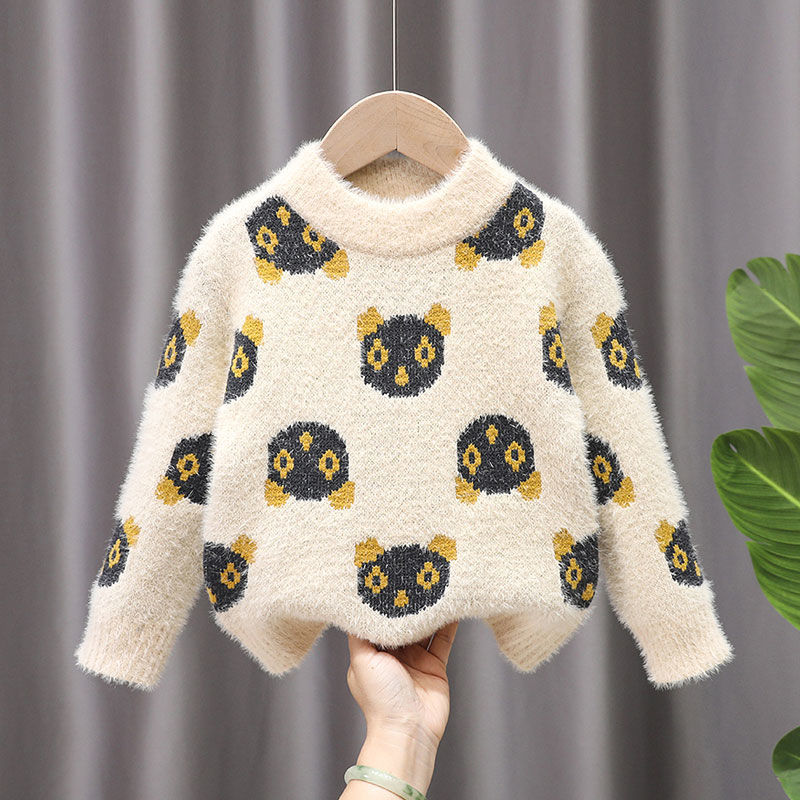 Boys' Sweaters, Children's Sweaters, 2021 Autumn and Winter New Baby Boys' Pullover Base Sweaters