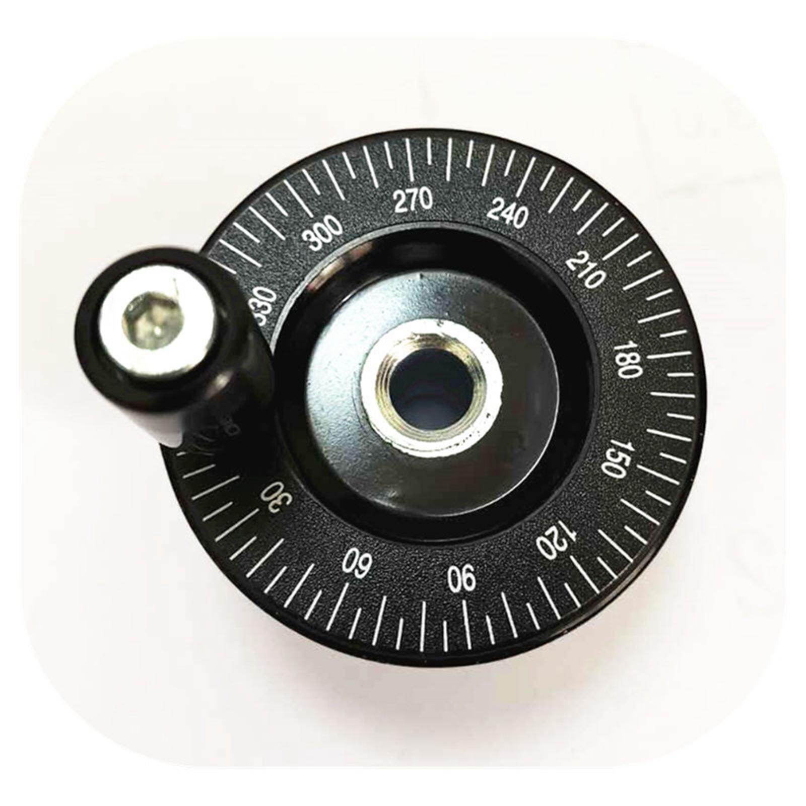 Freneci Round Bakelite Scale Milling Handle Handwheel for Lathes Machine