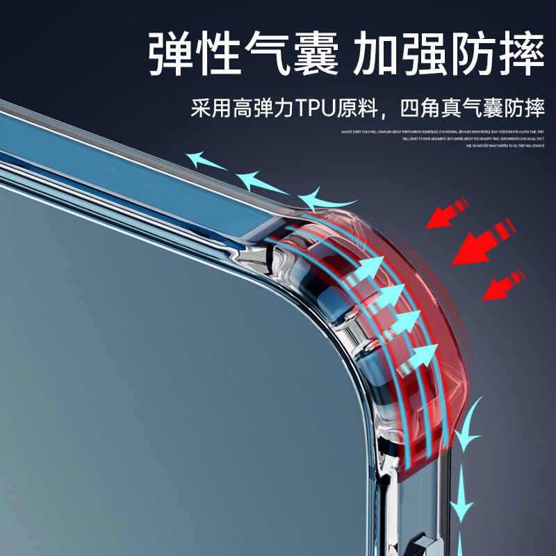 Ốp Điện Thoại Trong Suốt Cho iPhone 14 Pro Max 13 Mini 13 Pro Max 12 Pro Max 12 Mini 11 Pro Max Ốp Lưng Trong Suốt Sang Trọng Sạc Không Dây Magsafe Hỗ Trợ