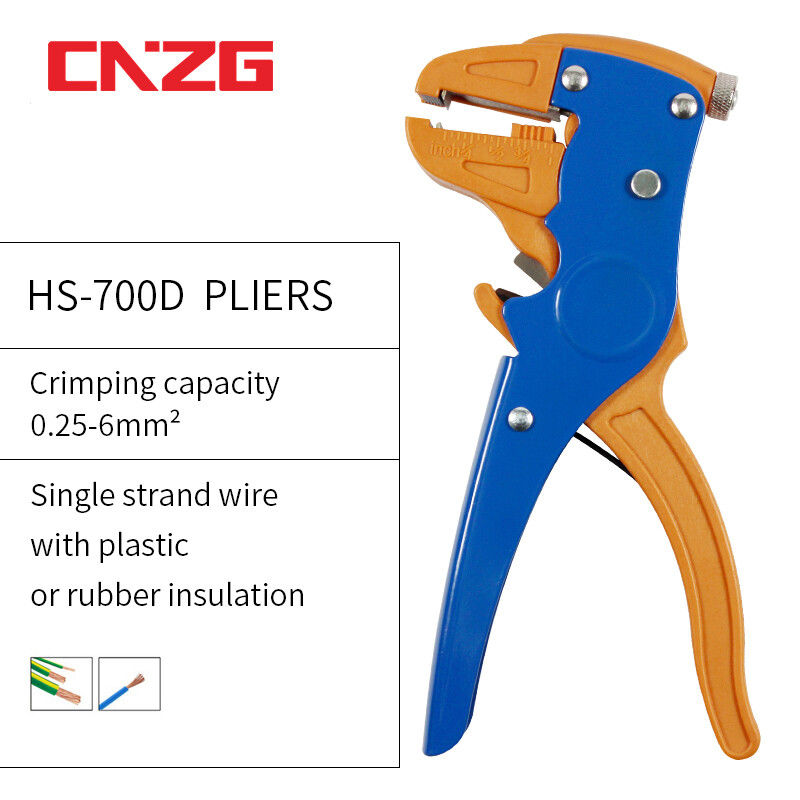 Automatic Wire Striper Cutter Stripper Crimper Pliers Crimping Terminal Hand Tool Cutting and Stripping Wire Multitool 5 In Combination With 1 Multi-function Wire Stripping Pliers Automatic Cutting And Pressing Pliers Multifuntional Electric Tools