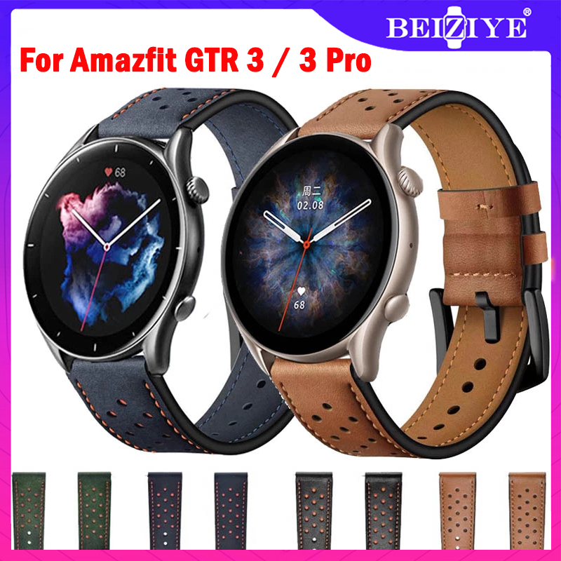 Dây đeo đồng hồ Huami Amazfit GTR 3 Pro Dây đeo bằng da Huami Amazfit GTR 3 Dây đeo bằng da chất lượng cao