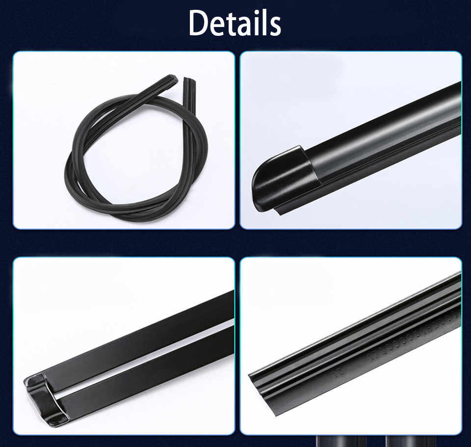 Wiper 4A Front Wiper Blades For Jaguar XE 2015 - 2019 Windshield Windscreen Front Window 26"+17"