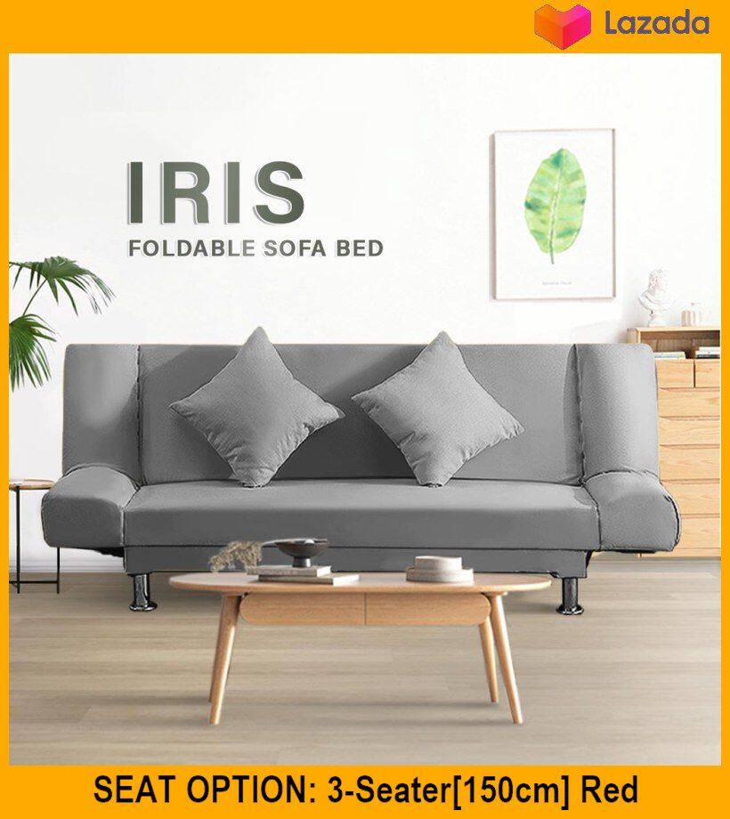 Nethome Iris Durable 2 Seater Or 3 Seater Or 4 Seater Foldable Sofa