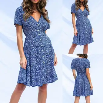 casual printed dress