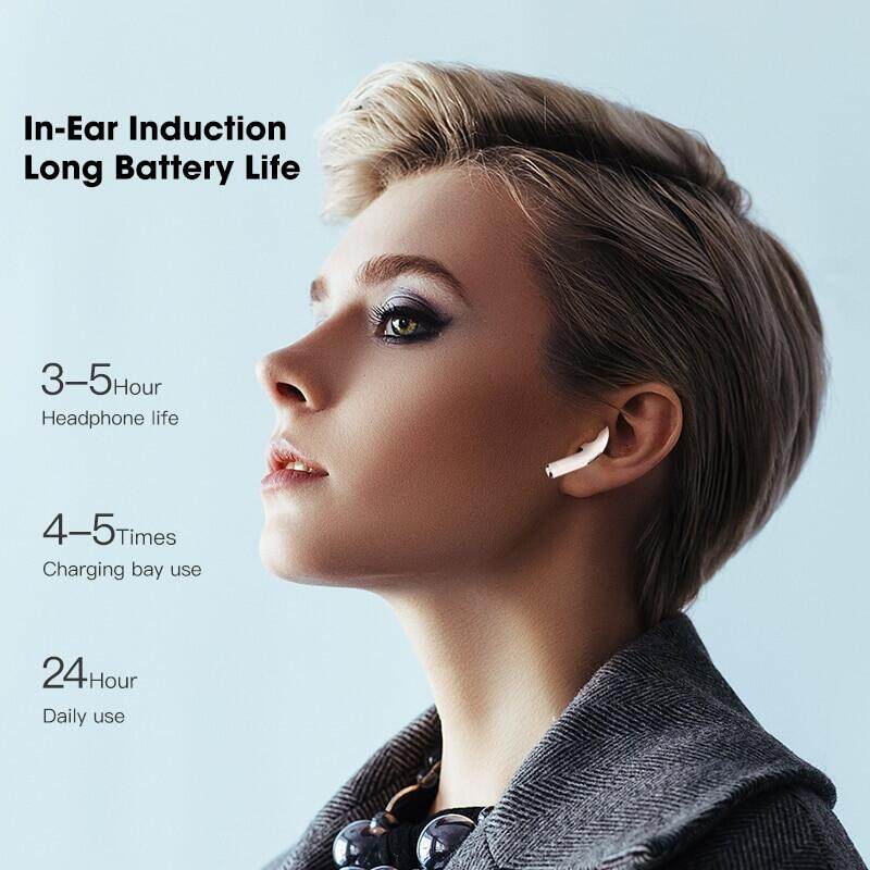 Mini Pro 4 tai nghe bluetooth TWS Tai nghe không dây tai nghe thể thao Earbuds