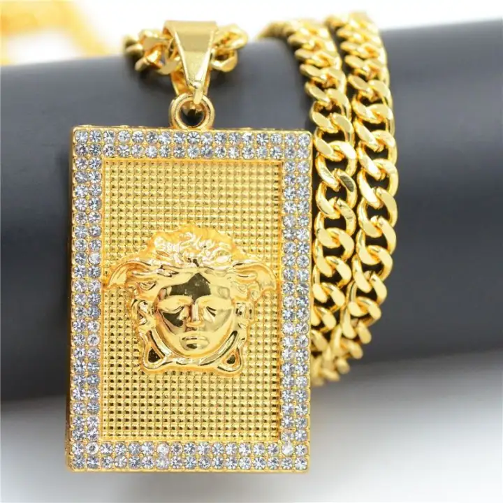 medusa necklace with tag