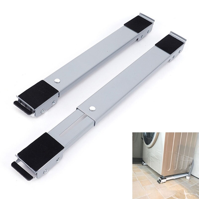 Washing Machine Stand Movable Adjustable Refrigerator Base Mobile Roller Bracket 24 Wheel Universal Washing Machine Dryer Holder