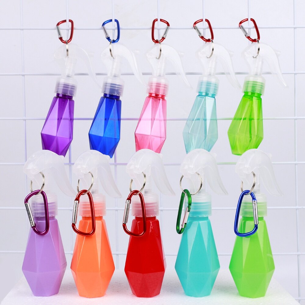 Polocat 60mlTravel Refillable Spray Bottle With Keychain Buckle / Small Spray Bottle / Sprinkling Alcohol Cleaning Fine Mist Bottles / Traveling Outgoing Portable Container