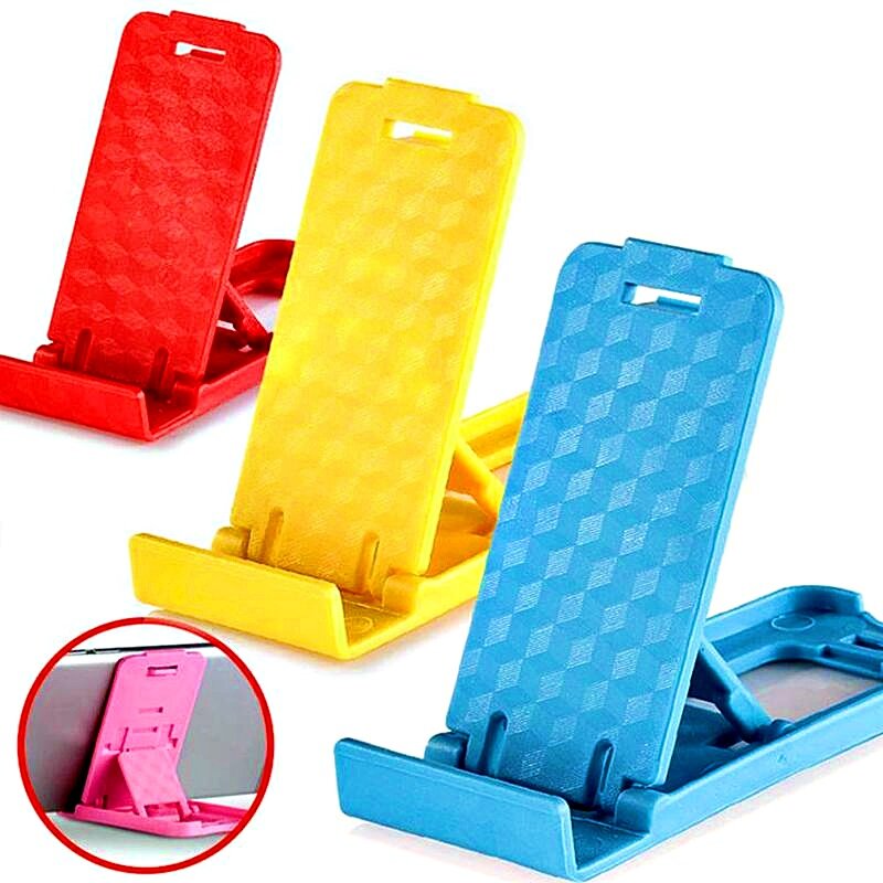 Phone Holder Desktop Stand Grip Live Stream Dock For IPhone Samsung Xiaomi Huawei Ajustable Foldable Phone Table Holder Dock Accessories