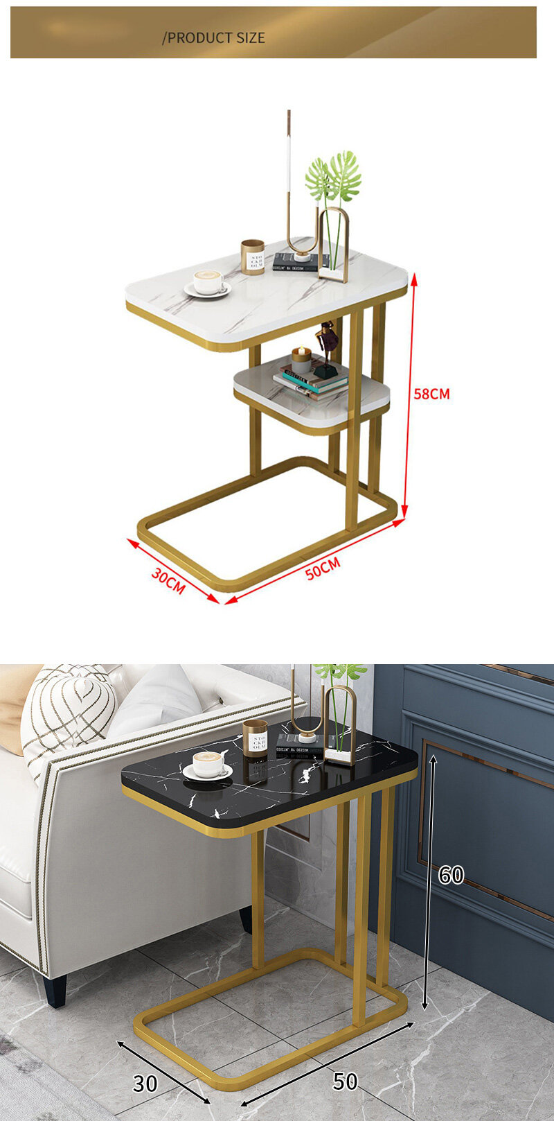 coffee table sofa side table Coffee table modern Coffee table, coffee table, sofa table, multipurpose reception table, marble pattern, strong, made of marble. strong steel frame Movable coffee table