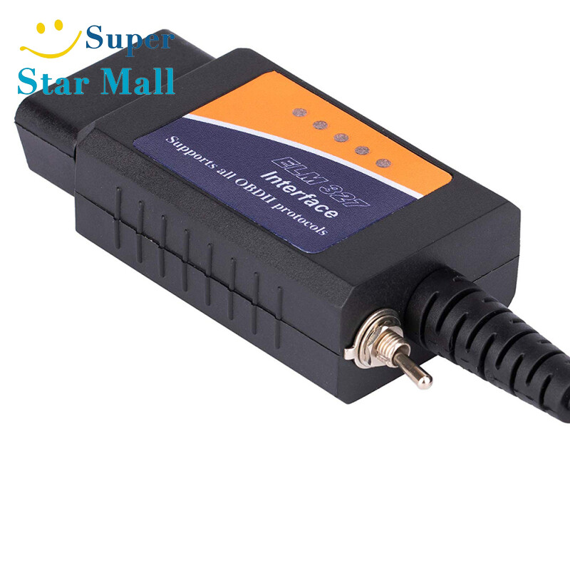 [In Stock] OBD2 USB Device ELM327 Compatible Interface with HS-CAN/MS-CAN Switch OBD2 Scanner
