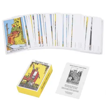 Hot Sale Cherishone 78pcs Set Rider Waite Tarot Deck Vintage
