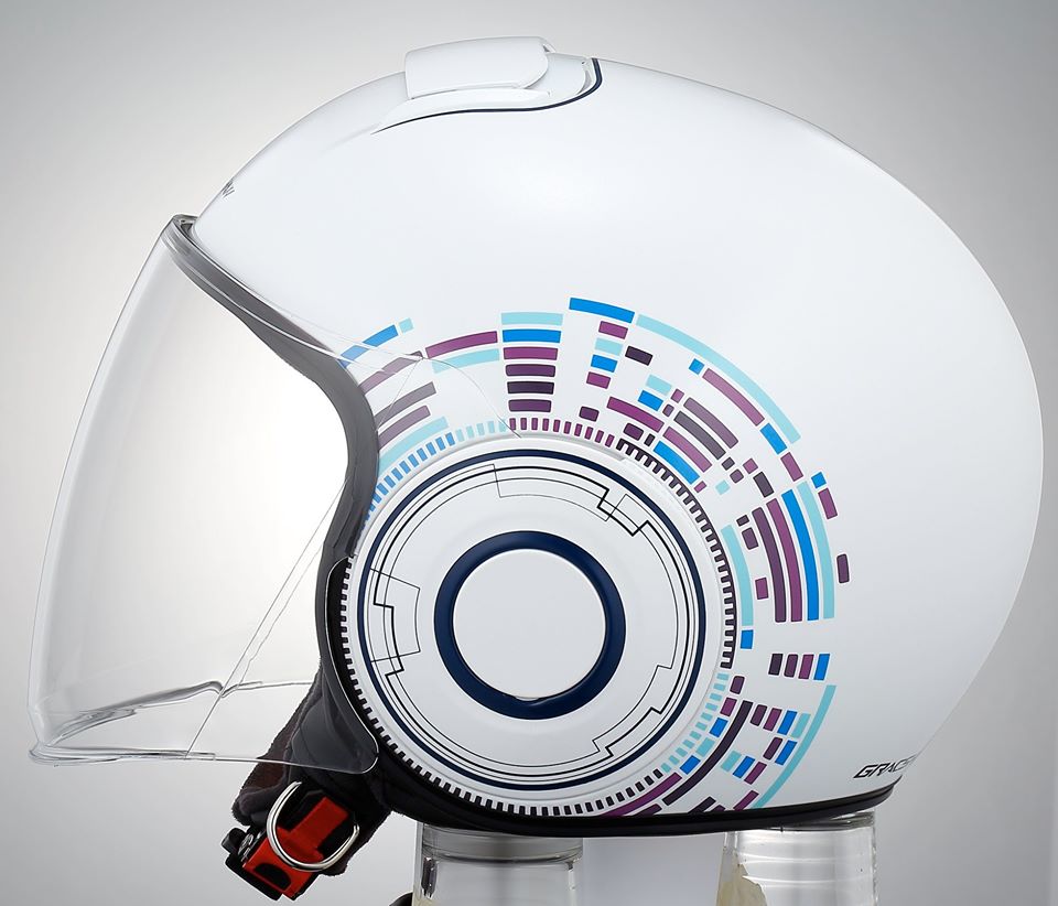 Helmet Gracshaw G828 Glaxus \u0026lt;Free 